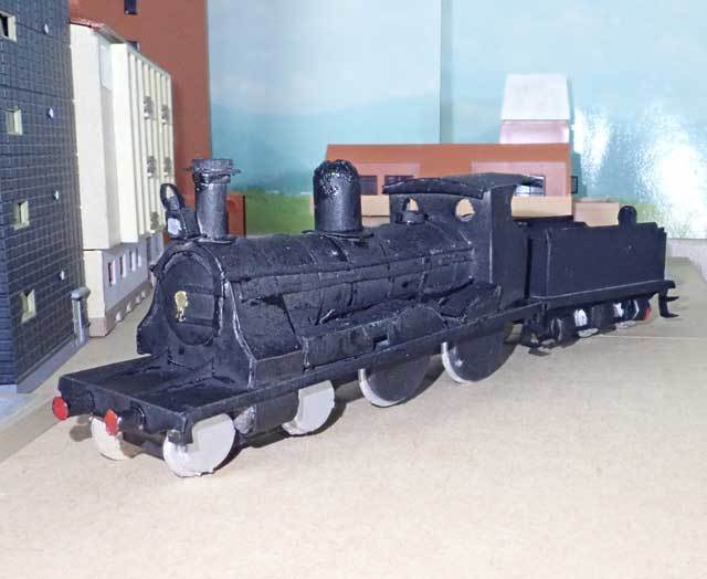 復刻 切りぬく本、紙で作る日本の蒸気機関車